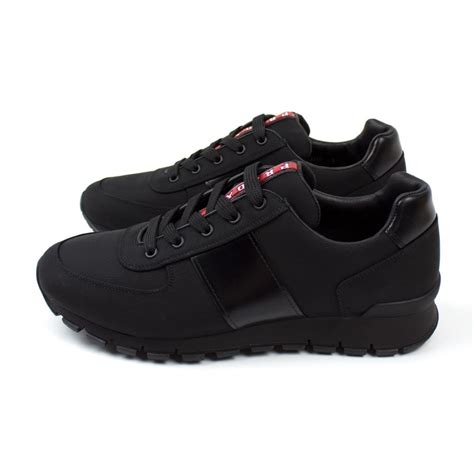 prada race runners black